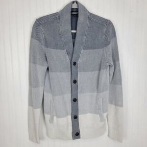 Express Men's Cardigan in Gray Tones